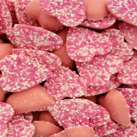Pink Chocolate Hearts